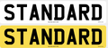 Standard UK Registration Plate [PAIR]
