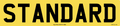 Standard UK Licence Plate (Single, REAR PLATE)